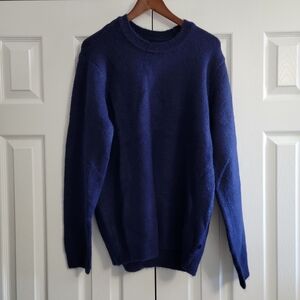 GAP Men's Crewneck Sweater, Navy Blue, Size Large